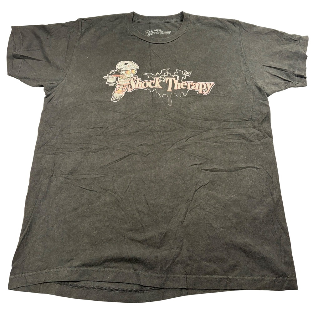 Shock Therapy Gramis Halloween Zombie UTV Off Road T-Shirt Mens Large Black